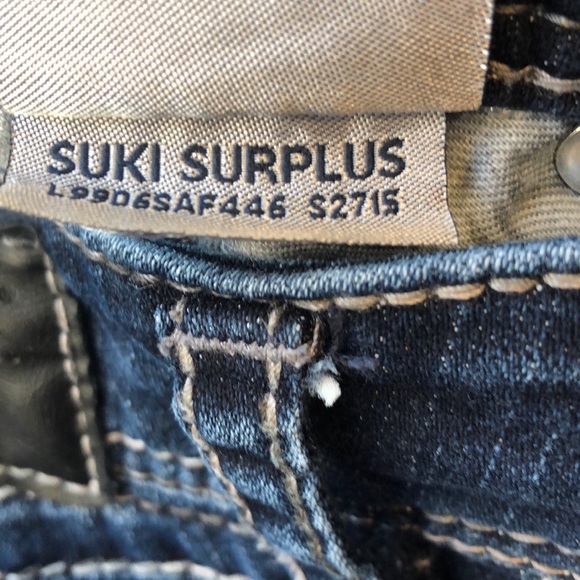 Silver Jeans Blue Suki Surplus Curvy Fit Bootcut Jeans Size 27 - Picture 8 of 14